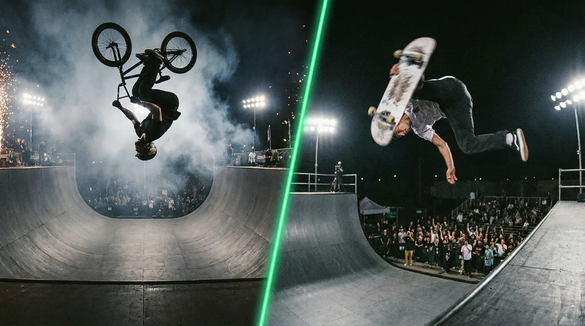 BMX与滑板对抗赛 - 必撸大赛 肉视频频道